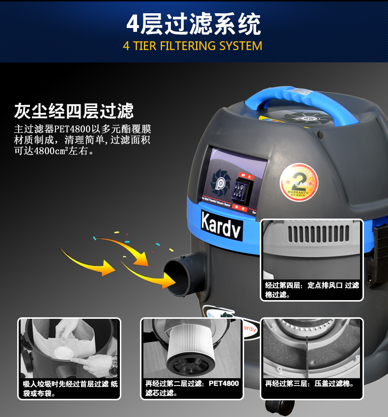 吸塵器DL-1020T產品圖2 吸塵器DL-1020T產品圖2